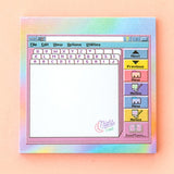 Kawaii Computer Planner Stickers Sticky Notes Self-adhesive Cute Paper Sticky Notes Notepad School Office Stationery Supplies