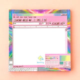 Kawaii Computer Planner Stickers Sticky Notes Self-adhesive Cute Paper Sticky Notes Notepad School Office Stationery Supplies