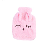 Hot Cute PVC Stress Pain Relief Therapy  Hot Water Bottle Bag with Knitted Soft Cozy Cover Winter Warm Heat Reusable Hand Warmer